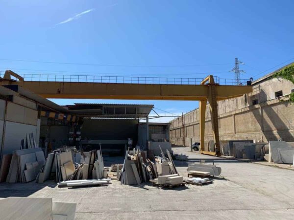 Gru a cavalletto D’Azzeo 30 Tons – 27+6+6 m